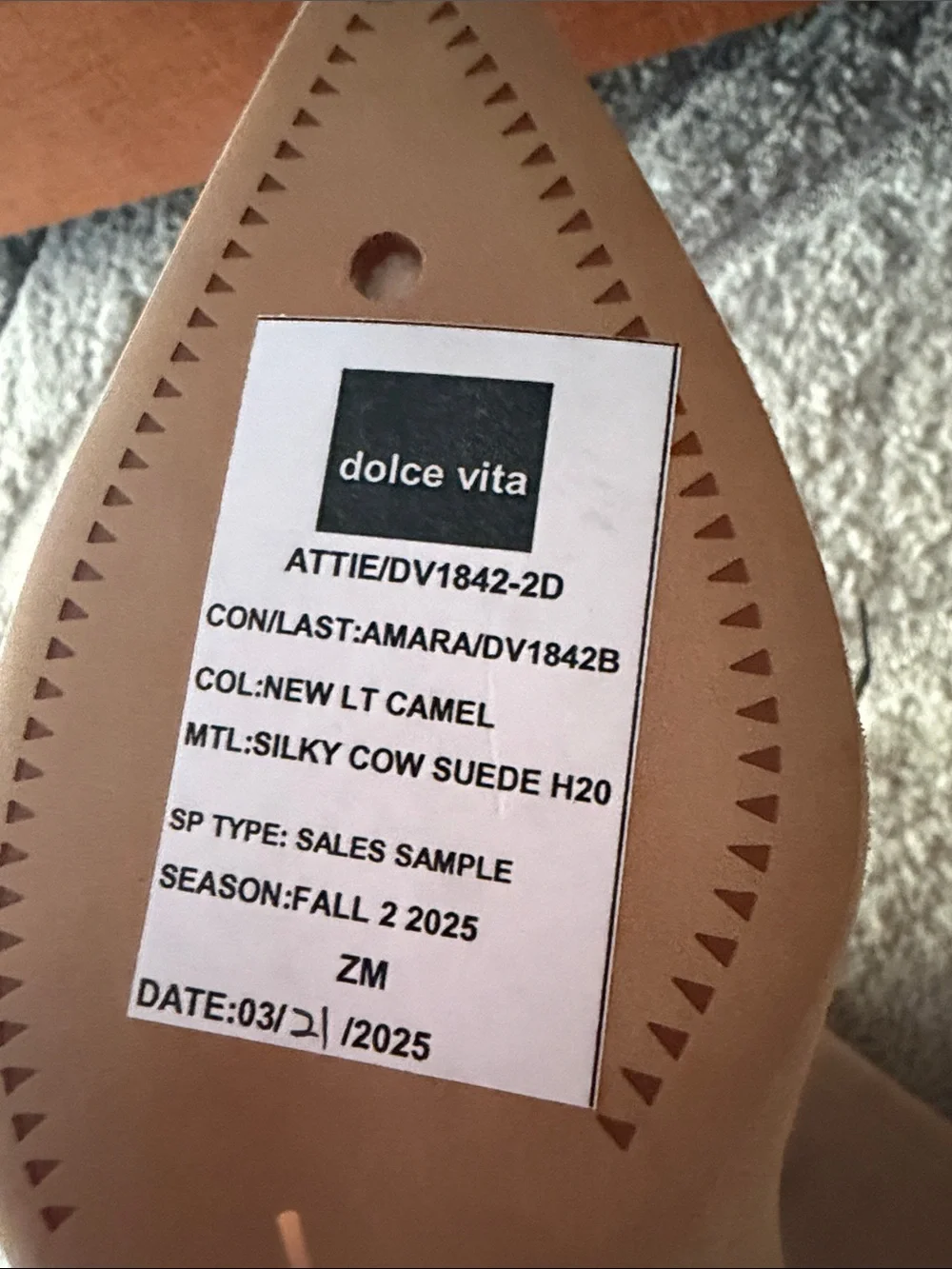 Dolce Vita Beige Suede Over-the-Knee Boots